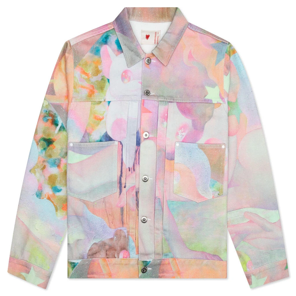 Emotionally Unavailable X So Youn Lee Stardust Jacket - White/Multi 1 Emotionally Unavailable X So Youn Lee Stardust Jacket - White/Multi