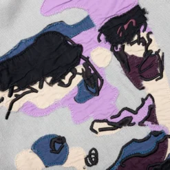 Face Embroidered Denim Pants - Grey -Urban Fashion Sales Face Embroidered Denim Pants Grey AW23 PT 1 08 17 23 Feature VR 9 scaled