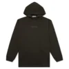 Relaxed Hoodie - Off Black