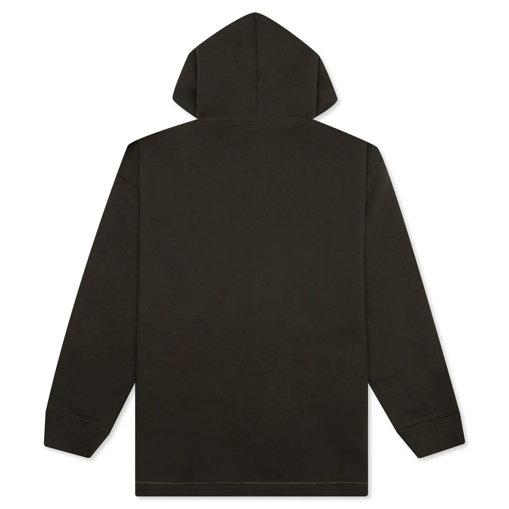 Relaxed Hoodie - Off Black 2 Relaxed Hoodie - Off Black - Image 2