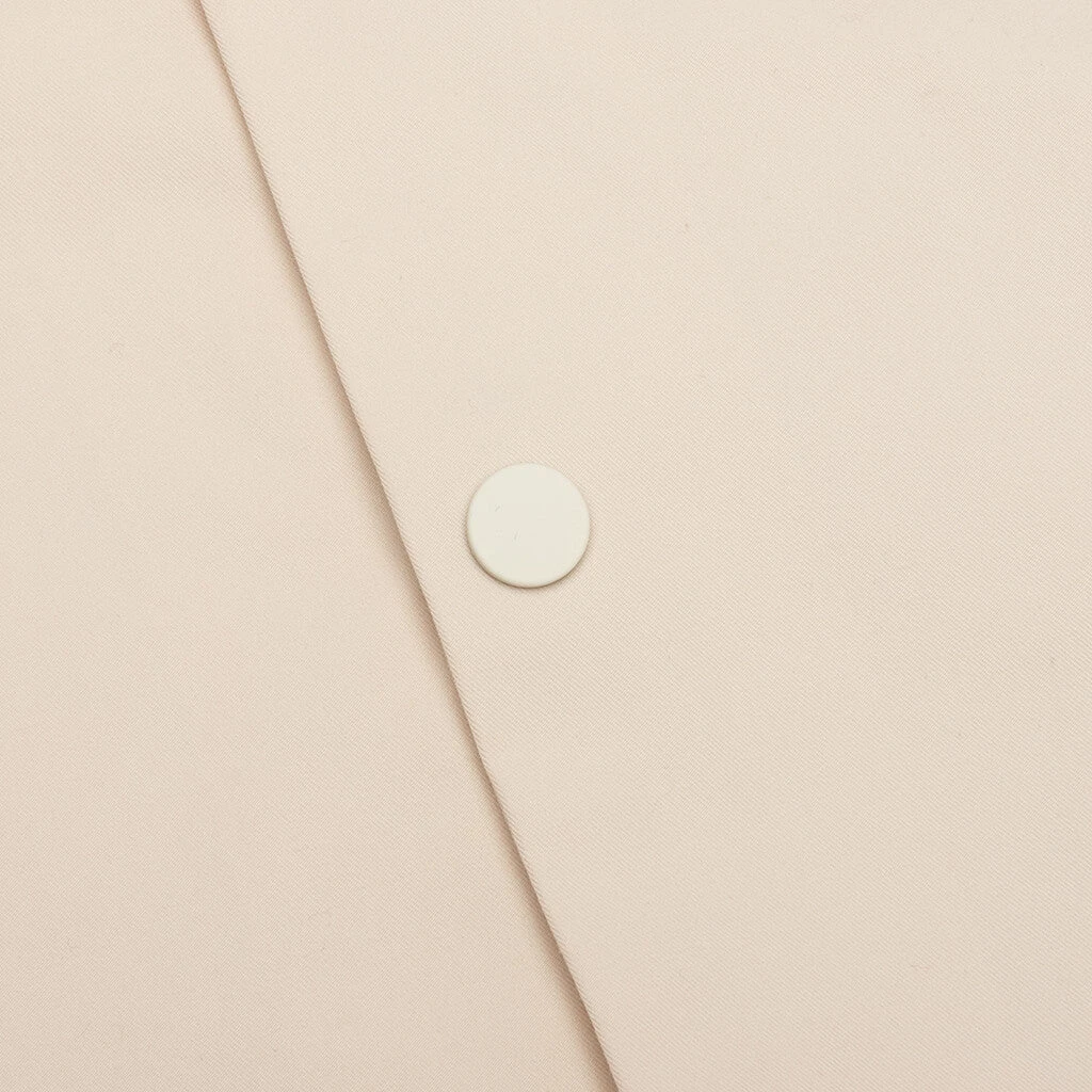 Essentials Lined Coaches Jacket - Egg Shell 3 Essentials Lined Coaches Jacket - Egg Shell - Image 3