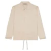 Essentials Lined Coaches Jacket - Egg Shell