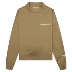 Essentials Kid's Mockneck - Oak
