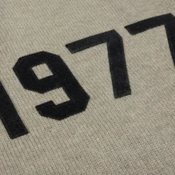 Essentials Raw Edge Sweater - Dark Oatmeal -Urban Fashion Sales Fear of God Essentials Raw Edge Sweater Dark Oatmeal 192BT212173F 07 24 22 Feature DV 2