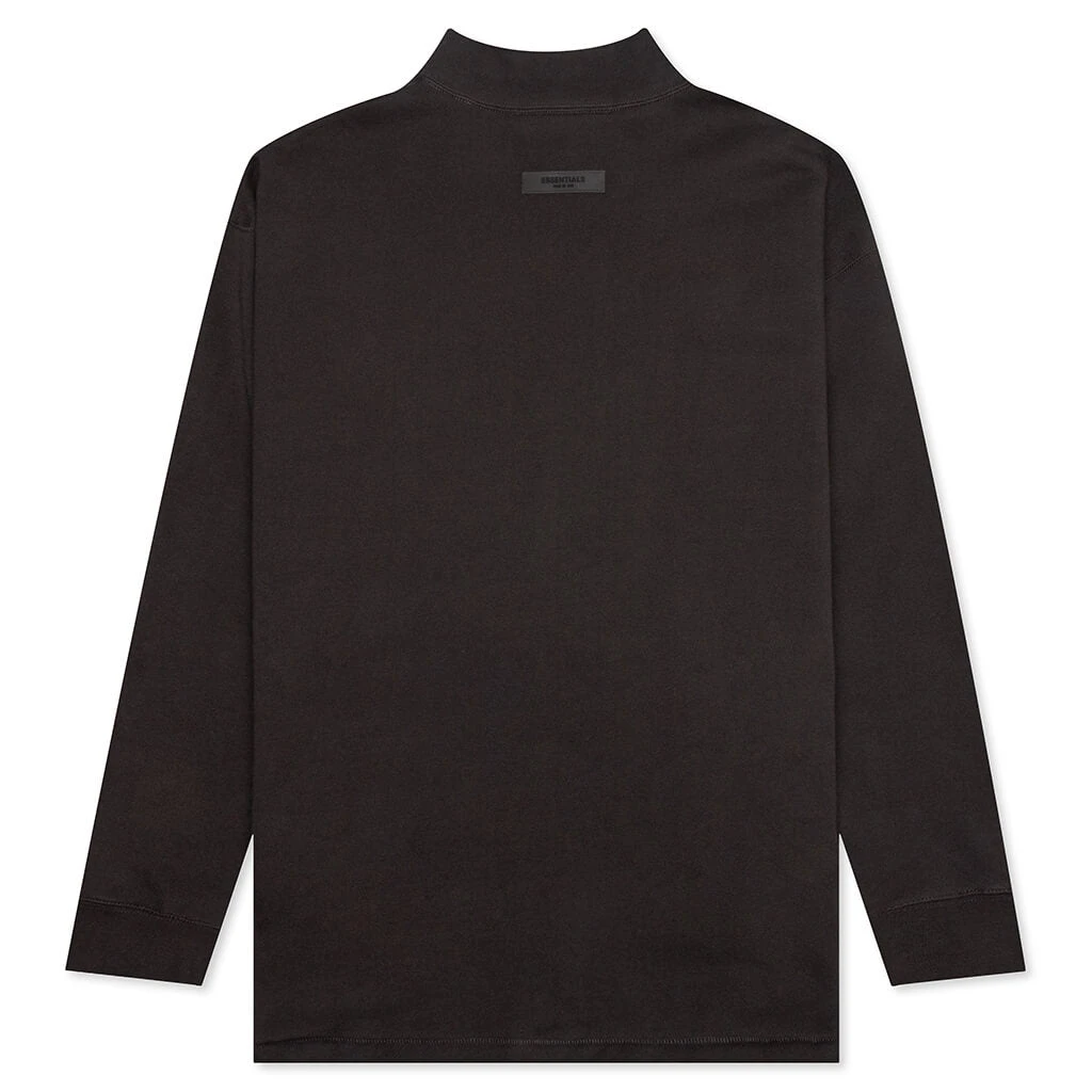 Essentials Relaxed Mockneck - Iron 2 Essentials Relaxed Mockneck - Iron - Image 2