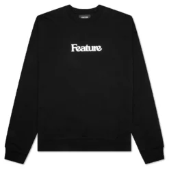 Academy Crewneck - Black/White