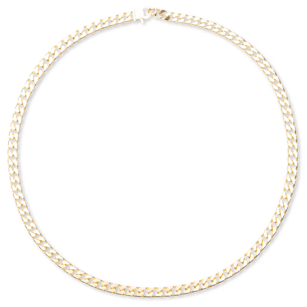 Tom Wood Frankie Chain Gold - 925 Sterling Silver/9K Gold 1 Tom Wood Frankie Chain Gold - 925 Sterling Silver/9K Gold