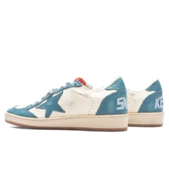 Golden Goose Women's Ball Star Nabuk Star - Petroleum/Dirty White -Urban Fashion Sales Golden Goose Sneakers Ball Star Nabuk Star Petroleum Dirty White GWF00117.F004181.82176 09 15 23 Feature KN 5