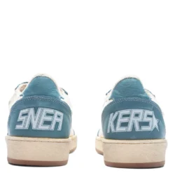 Golden Goose Women's Ball Star Nabuk Star - Petroleum/Dirty White -Urban Fashion Sales Golden Goose Sneakers Ball Star Nabuk Star Petroleum Dirty White GWF00117.F004181.82176 09 15 23 Feature KN 6