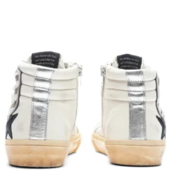Golden Goose Women's Slide Leather Star - Beige/Black/Silver 7 Golden Goose Women's Slide Leather Star - Beige/Black/Silver -Urban Fashion Sales Golden Goose Sneakers Slide Leather Star Beige Black Silver GWF00488.F004128.15425 09 15 23 Feature KN 6