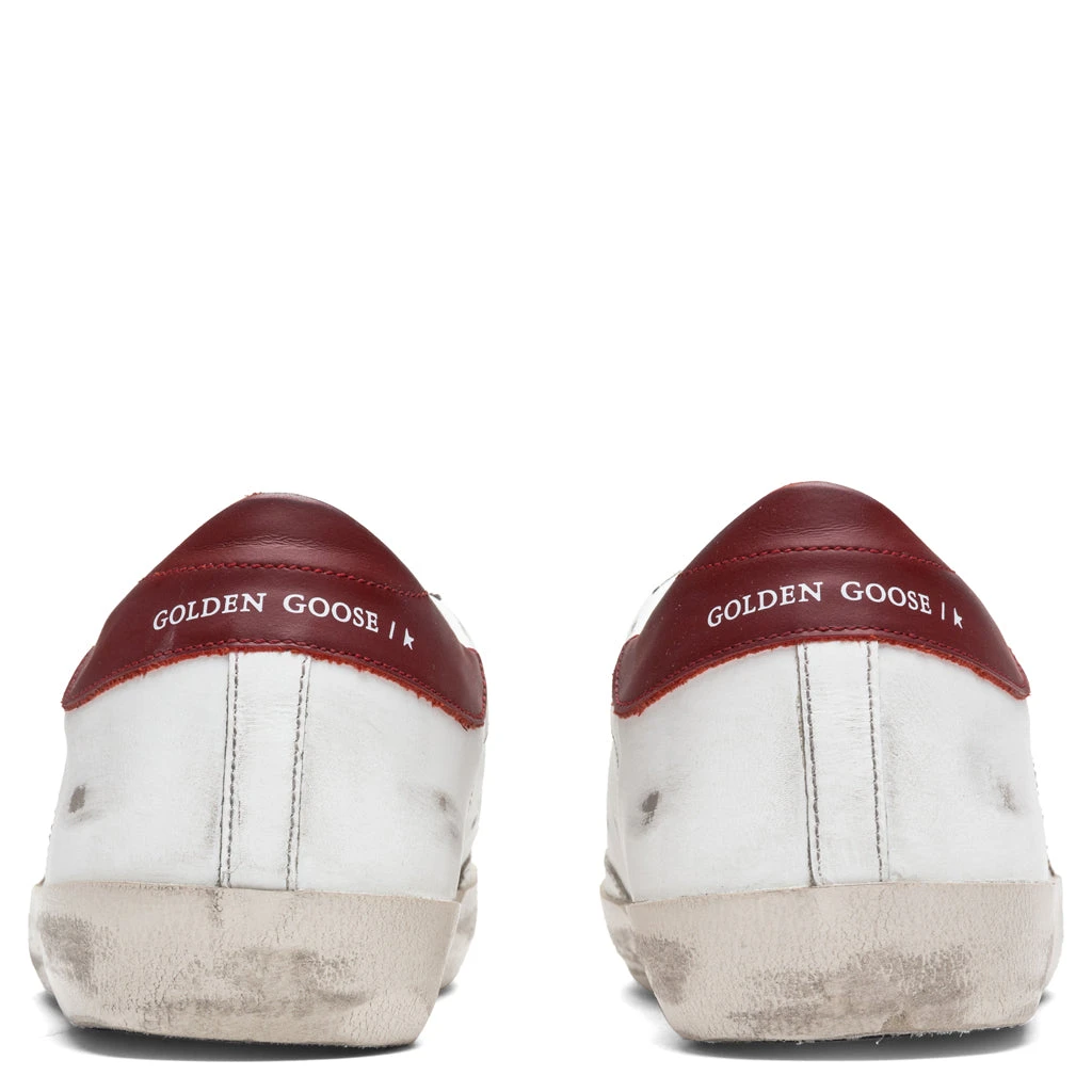 Golden Goose Super-Star Sneakers - White/Cappuccino/Bordeaux 4 Golden Goose Super-Star Sneakers - White/Cappuccino/Bordeaux - Image 4