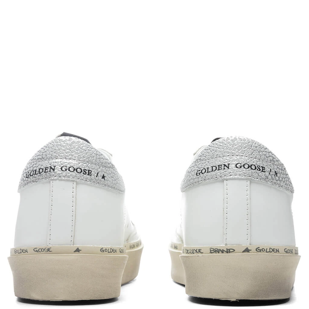 Golden Goose Women's Hi Star Laminated - White/Silver 4 Golden Goose Women's Hi Star Laminated - White/Silver - Image 4