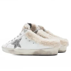 Golden Goose Women's Super-Star Sabot - White/Silver/Beige 6 Golden Goose Women's Super-Star Sabot - White/Silver/Beige -Urban Fashion Sales Golden Goose Women s Super Star Sabot White Silver Beige GWF00110.F002306.10224 01 21 2022 01 2