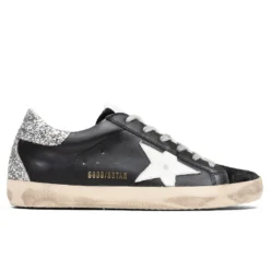 Golden Goose Women's Super-Star Sneakers - Black/White/Silver