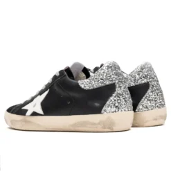Golden Goose Women's Super-Star Sneakers - Black/White/Silver -Urban Fashion Sales Golden Goose Women s Superstar Black White Silver GWF00102.F000716.90220 12 12 2020 01 3
