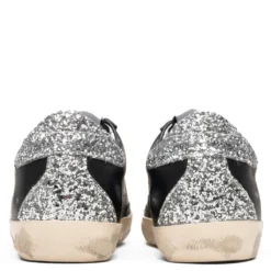 Golden Goose Women's Super-Star Sneakers - Black/White/Silver -Urban Fashion Sales Golden Goose Women s Superstar Black White Silver GWF00102.F000716.90220 12 12 2020 01 4