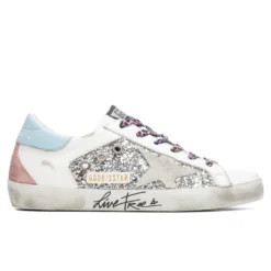 Golden Goose Women's Super-Star Sneakers - Silver/White/Ice