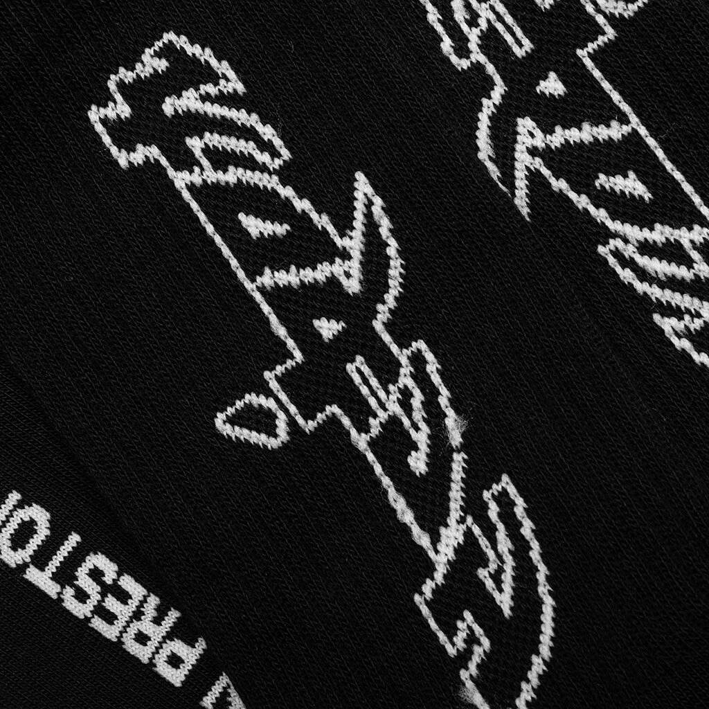 HP Arcade Long Socks - Black/White 2 HP Arcade Long Socks - Black/White - Image 2