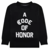 Code Of Honor Sweater - Black