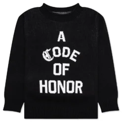 Code Of Honor Sweater - Black