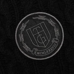 HTG Cable Knit Jumper Sweater - Black -Urban Fashion Sales Honor The Gift HTG Cable Knit Jumper Sweater Black HTG220352 BLK 11 05 22 Feature DV 2