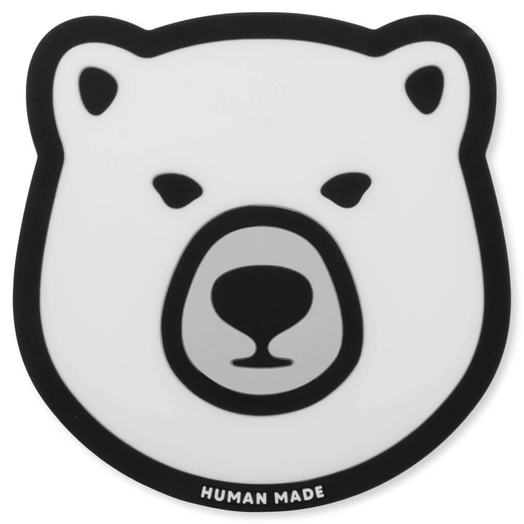 Animal Rubber Coaster - White 1 Animal Rubber Coaster - White