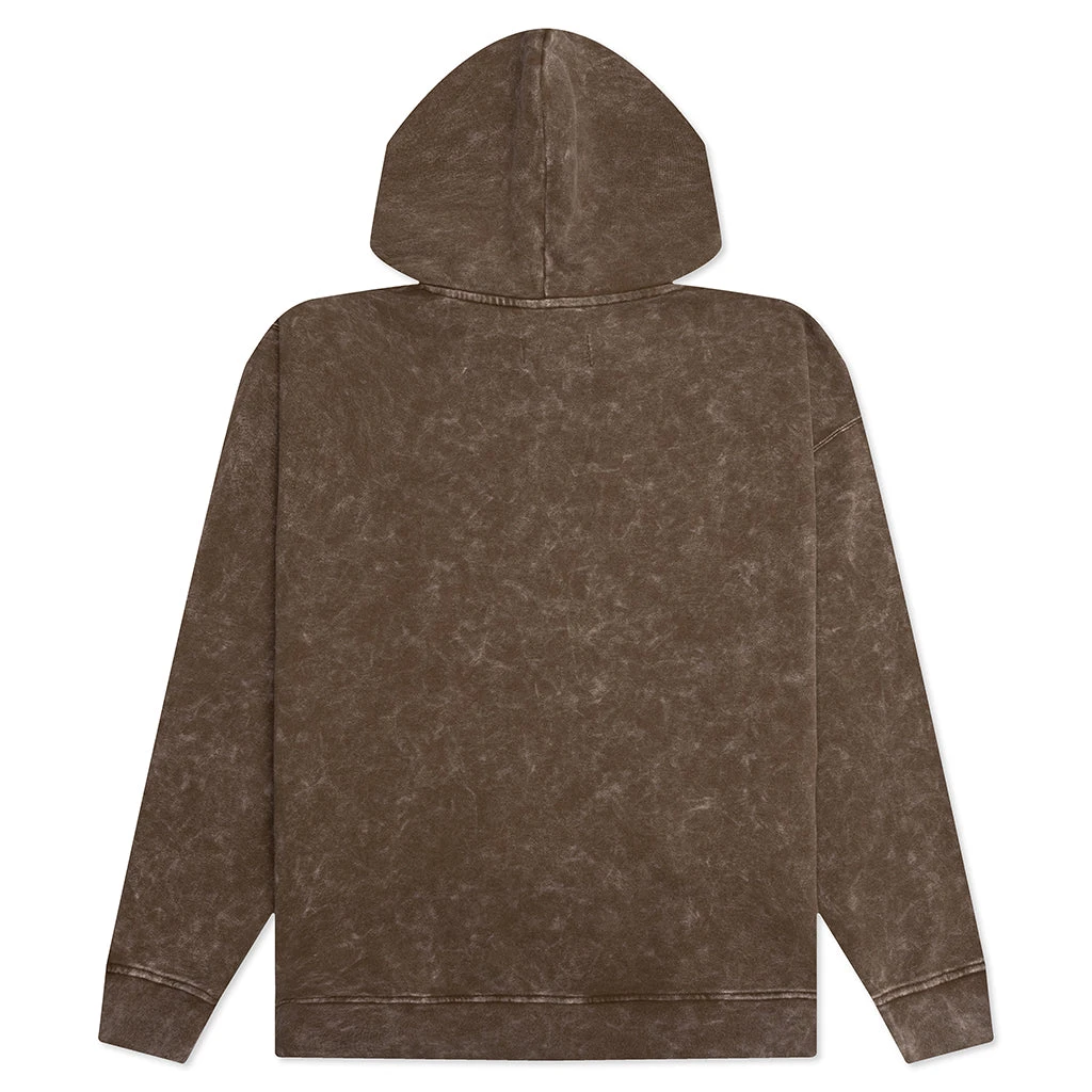 Jordan Essential Washed Fleece Hoodie - Light Olive 2 Jordan Essential Washed Fleece Hoodie - Light Olive - Image 2