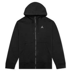 Jordan Essential Fleece Full-Zip Hoodie - Black