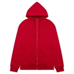 Jordan Essential Fleece Full-Zip Hoodie - Gym Red