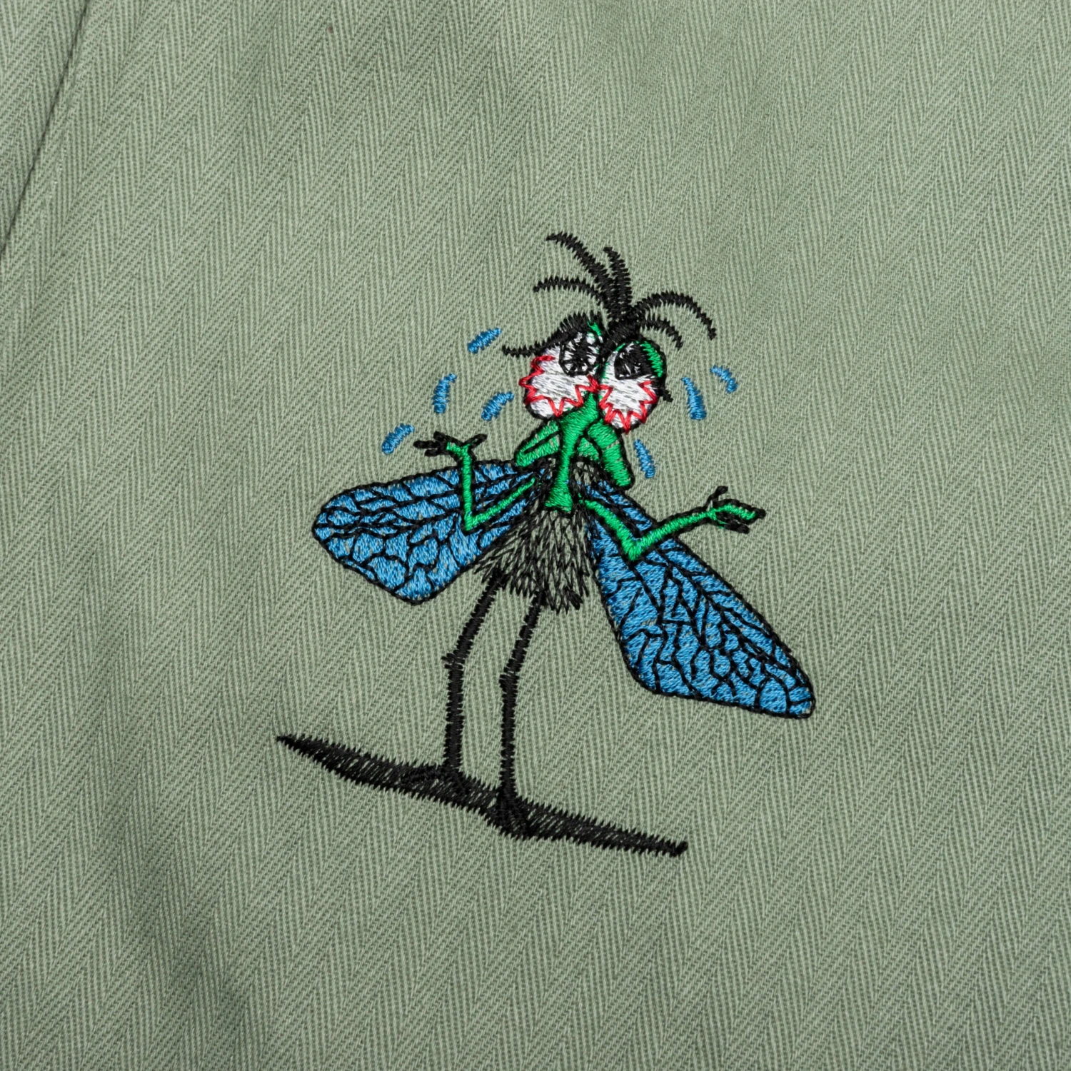 Lets Go Herringbone Pants - Green 3 Lets Go Herringbone Pants - Green - Image 3