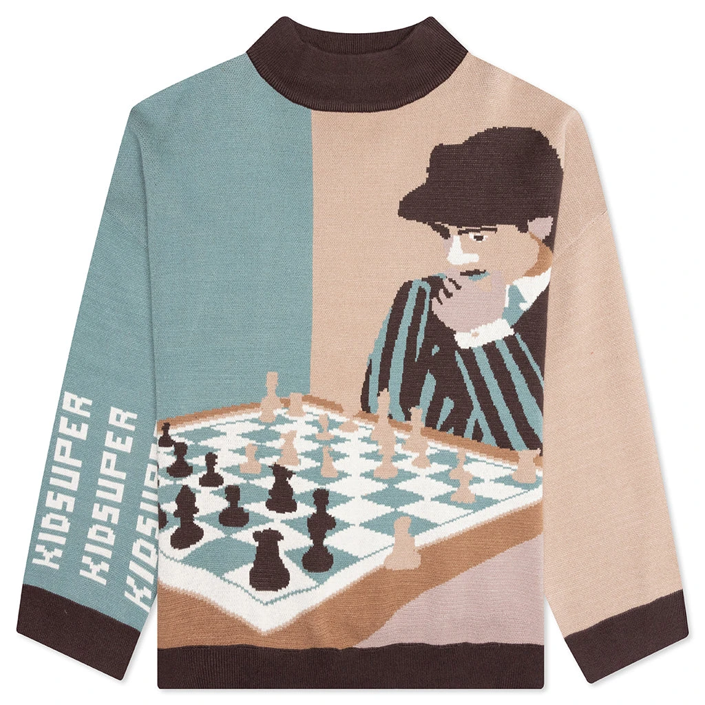 Chess Sweater - Multi 1 Chess Sweater - Multi