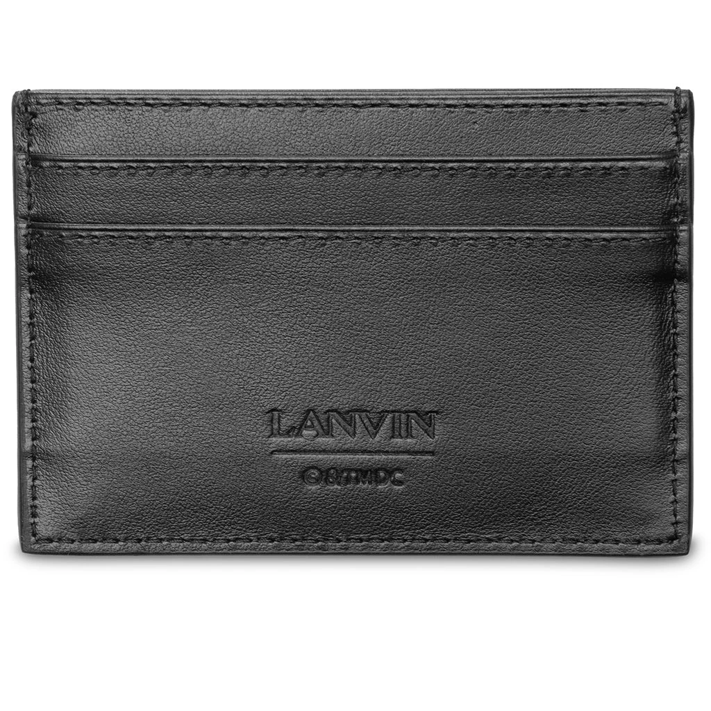 Lanvin Card Holder - Teal/Black 2 Lanvin Card Holder - Teal/Black - Image 2