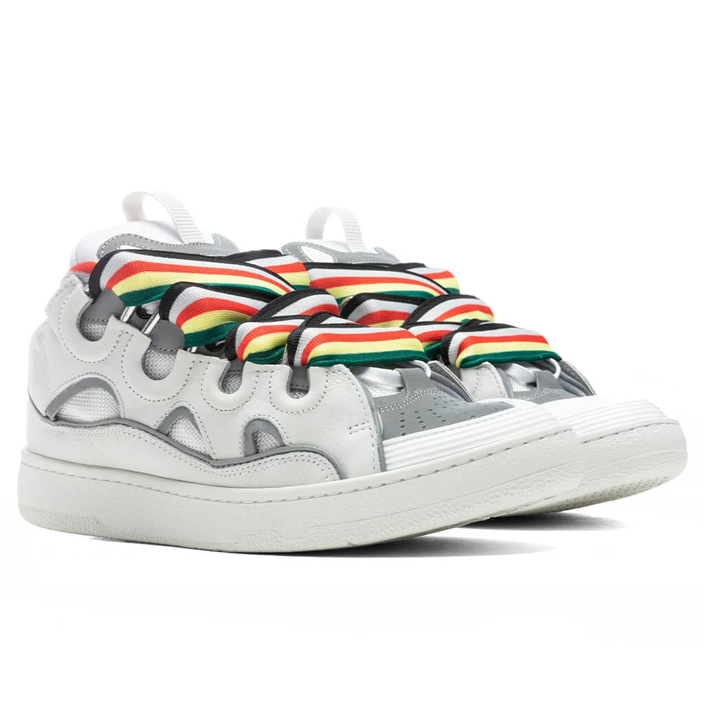 Lanvin Curb Sneakers - Off White/Grey 2 Lanvin Curb Sneakers - Off White/Grey - Image 2