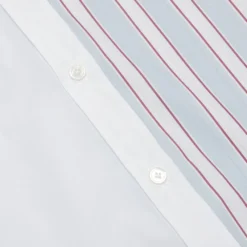 Lanvin Patchwork L/S Shirt - White 9 Lanvin Patchwork L/S Shirt - White -Urban Fashion Sales Lanvin Patchwork L S Shirt White RM SI0506 4408 P21 WHT 02 21 2021 01 5