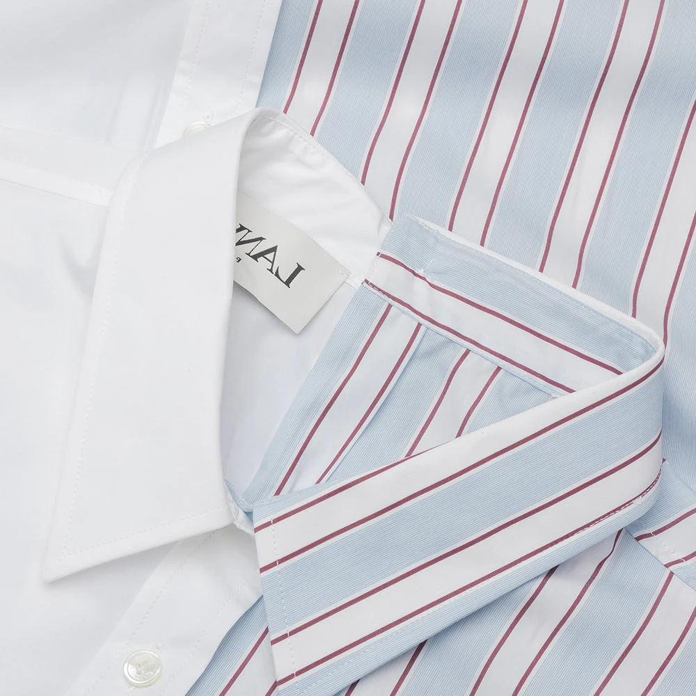 Lanvin Patchwork L/S Shirt - White 4 Lanvin Patchwork L/S Shirt - White - Image 4