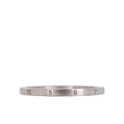 Maison Margiela SM2UQ0006 Ring - Silver Burattato