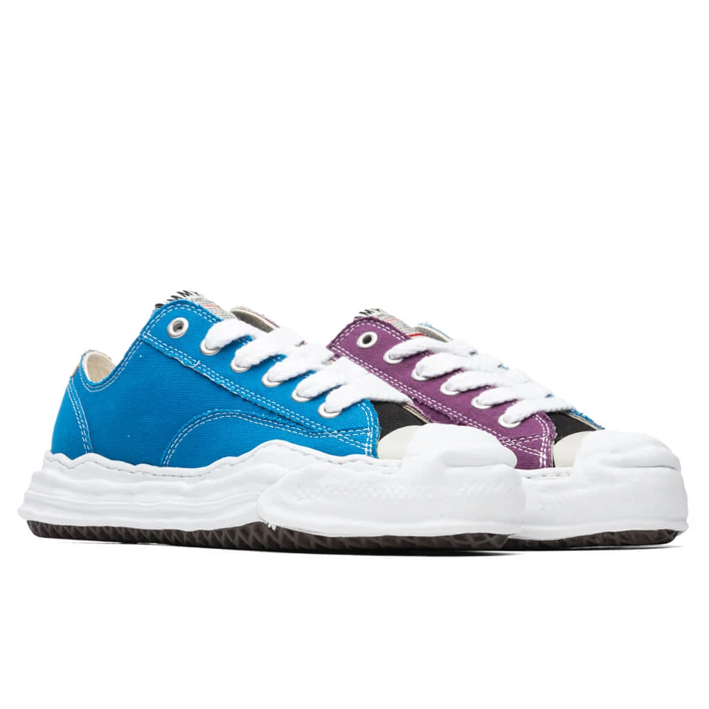 Hank Low OG Sole Toe Cap Canvas Sneaker - Blue/Purple 2 Hank Low OG Sole Toe Cap Canvas Sneaker - Blue/Purple - Image 2