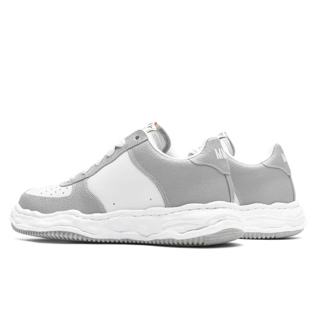 Wayne Low OG Sole Basket Leather - Grey/White 3 Wayne Low OG Sole Basket Leather - Grey/White - Image 3