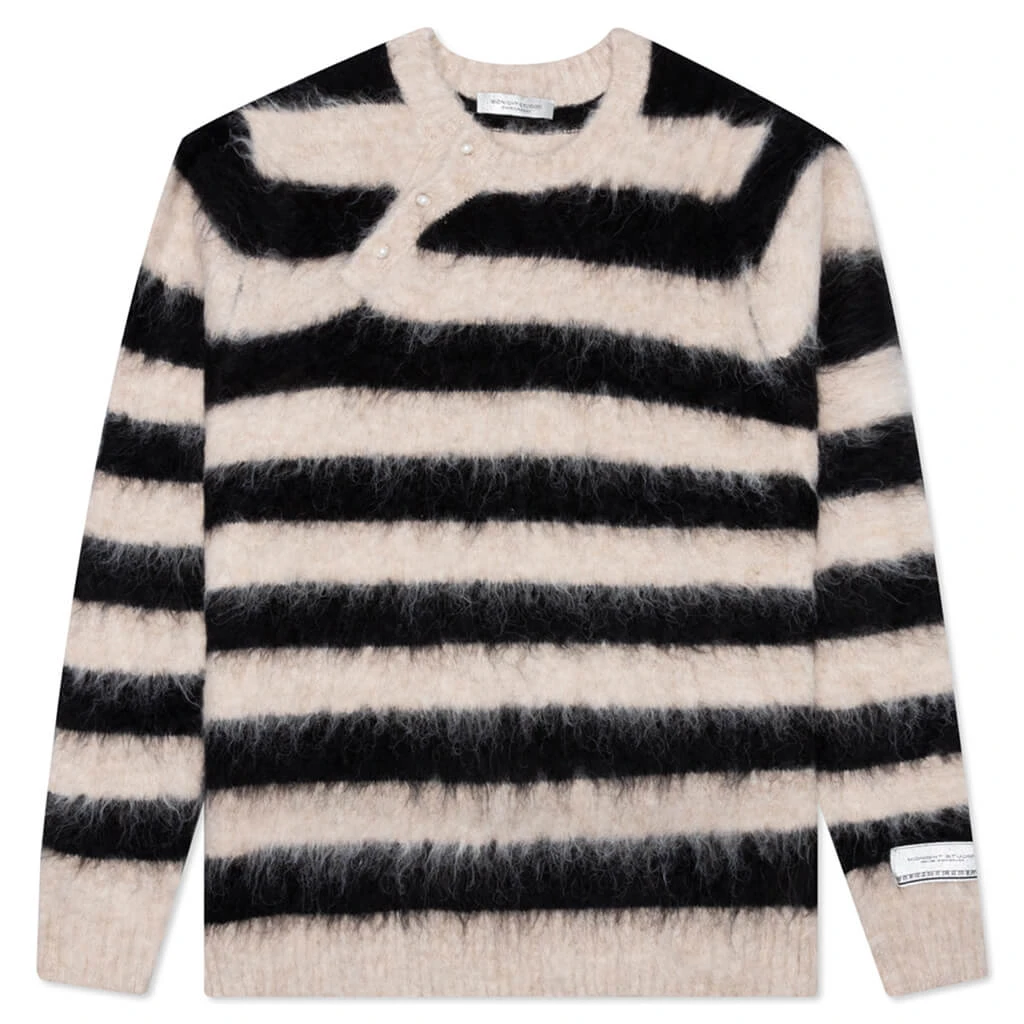 Grapelli Striped Sweater - Sand 1 Grapelli Striped Sweater - Sand