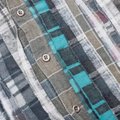 Flannel Shirt Ribbon Reflection Shirt - Assorted -Urban Fashion Sales Needles Flannel Shirt Ribbon Reflection Shirt Assorted MR354 B XL 05 21 23 Feature VR 5