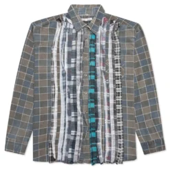 Flannel Shirt Ribbon Reflection Shirt - Assorted