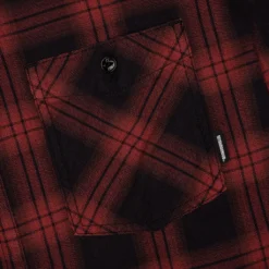 Nel Check SH L/S CO Shirts - Red -Urban Fashion Sales Neighborhood NEL Check SH L S CO Shirt Red 222ARNH SHM01 DV 6