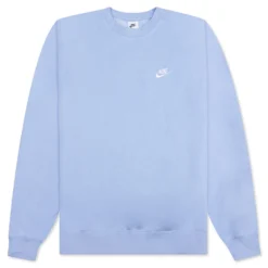 Nike Sportswear Club Fleece Crew - Light Marine/White