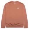 Nike Sportswear Club Fleece Crew - Mineral Clay/White