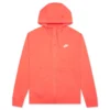 Nike Sportswear Club Fleece Full-Zip Hoodie - Magic Ember/White