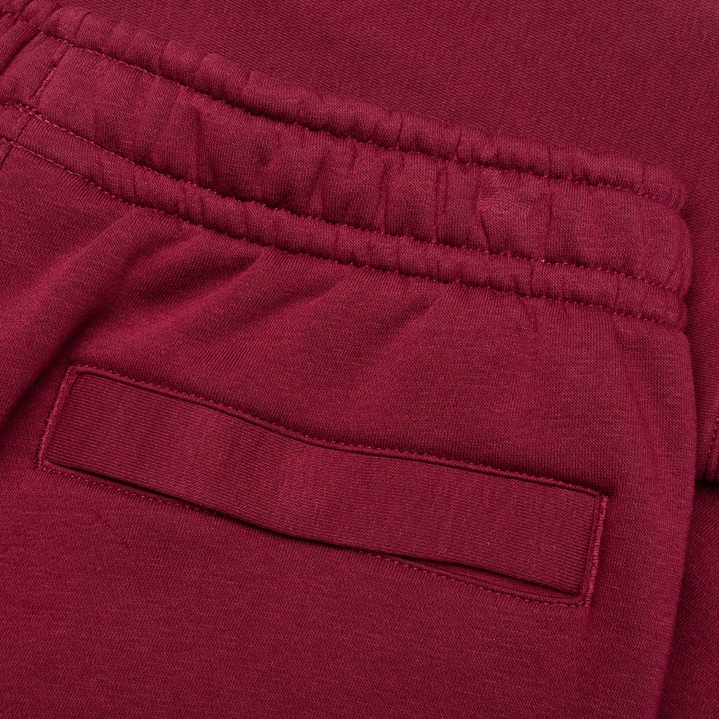 Nike Sportswear Club Fleece Joggers - Dark Beetroot/White 4 Nike Sportswear Club Fleece Joggers - Dark Beetroot/White - Image 4