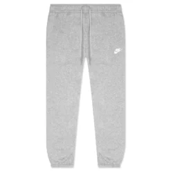 Nike Sportswear Women's Fleece Jogger Pants - Dark Grey Heather/White
