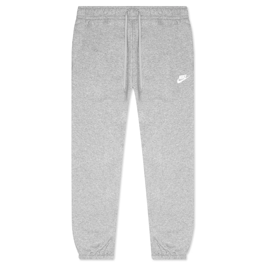 Nike Sportswear Women's Fleece Jogger Pants - Dark Grey Heather/White 1 Nike Sportswear Women's Fleece Jogger Pants - Dark Grey Heather/White