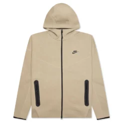 Nike Sportswear Tech Fleece Windrunner Full Zip Hoodie - Khaki/Black