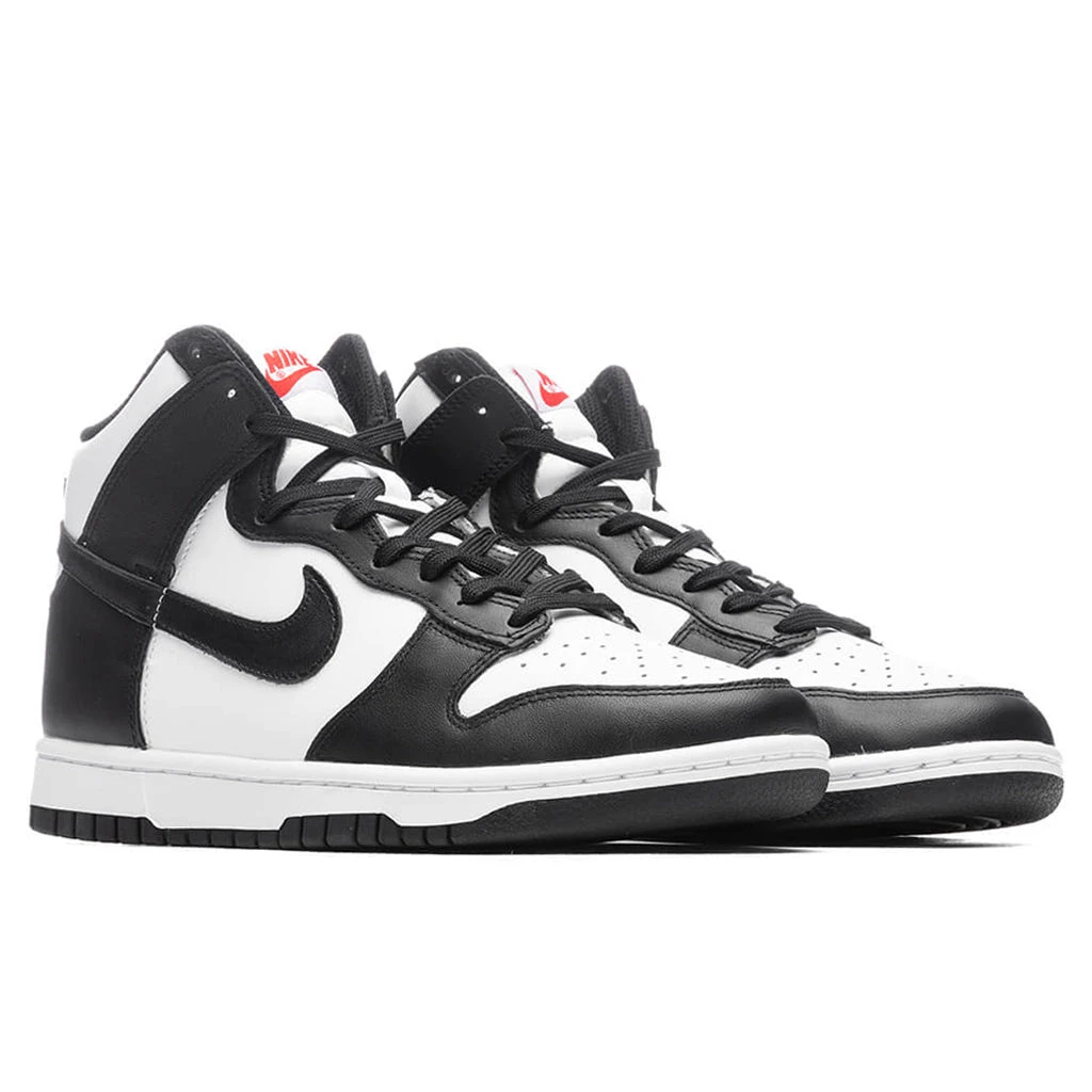 Nike Women's Dunk High Panda - Black/White 2 Nike Women's Dunk High Panda - Black/White - Image 2